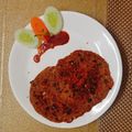 Seema Sharma's cooksnap of when they made Sattu cheela.