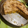 El cooksnap de Celia cuando hizo Tarta de calabaza y choclo otra masa.