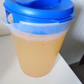 El cooksnap de José cuando hizo Agua Fresca de Lima barata y sencilla.