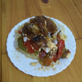 El cooksnap de Venenoxfuego 54 cuando hizo Timbal de verduras con queso de cabra.
