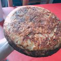 El cooksnap de Evelyn Coronel cuando hizo Tortilla de papas rellena.