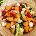 Cooksnap de Au Rèl sur la recette Salade de melon d'été et burrata