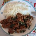 El cooksnap de Javiera Sanchez cuando hizo Carne Mongoliana Muy, Muy rica (comida china).
