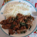 El cooksnap de Javiera Sanchez cuando hizo Carne Mongoliana Muy, Muy rica (comida china).