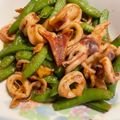 doris 的 沙茶花枝炒甜豆 cooksnap
