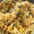 El cooksnap de Dario Solorzano cuando hizo Arroz con Pollo.