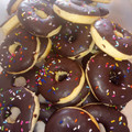 El cooksnap de Daniela Romina Vaca cuando hizo Donas Bañadas en Chocolate🍩🍩.