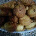 El cooksnap de stella cuando hizo Buñuelos de banana.
