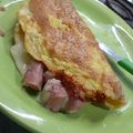 El cooksnap de Luna Ariana cuando hizo Omelette abierto.