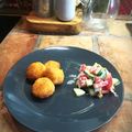 Terman-Gál Barbara Cooksnap-ja, amikor elkészítette a(z) Sajt krokettek, esti, nasinak mártogatóssal 😉 receptet.