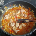 El cooksnap de lale218 cuando hizo Pavo estofado.