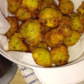 El cooksnap de Susy Tomé cuando hizo Buñuelos de lechuga.