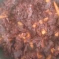 El cooksnap de Claudia cuando hizo Lombarda rehogada con manzanas.