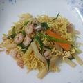 Cooksnap của Cẩm Tú khi họ làm theo món Mì xào hải sản