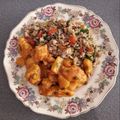 El cooksnap de Anita Sanguinetti cuando hizo Arroz chino con pollo agridulce.
