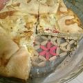 El cooksnap de Patricia Llelmini cuando hizo Tarta de atún con queso.