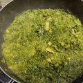 Cooksnap dari Laksmi Margono untuk resep Daun ubi tumbuk khas medan