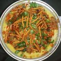 Amy's cooksnap of when they made Memoni beef khowsuey.
