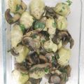 El cooksnap de Luci Bom cuando hizo Corazones de alcachofa y champiñones al ajillo.