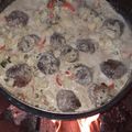 El cooksnap de marcelo lopez xc cuando hizo Albóndigas a la crema de verdeo en disco.