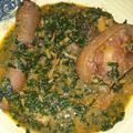Mamu's cooksnap of when they made Miyar ganye (vegetable soup).