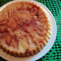 El cooksnap de Cau cuando hizo Torta de manzana invertida.