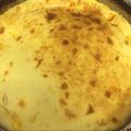 El cooksnap de cecilia cuando hizo Tarta de jamón y queso con masa licuada.