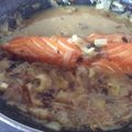 El cooksnap de Maripili cuando hizo Salmón a la crema de limón.