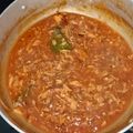 Cooksnap Siti khadijah semasa beliau membuat Kuah Sardin Roti Puri.