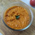 Geeta Panchbhai का कुकस्नैप जब उन्होंने साउथ इंडियन टमाटर चटनी(south indian tamatar chutney recipe in hindi) बनाया था।