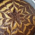 El cooksnap de Lucía cuando hizo Bizcochuelo marmolado dibujo.