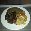 El cooksnap de Paco Plasencia Cruz cuando hizo Conejo en salsa de cebolla, manzana y vino.