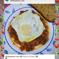 El cooksnap de Josemi CilantroYHierbabuena cuando hizo Pisto con huevo.