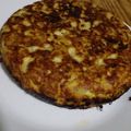 El cooksnap de Nayla Villoldo cuando hizo Tortilla de papa rellena de queso.