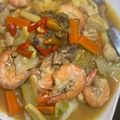 Cooksnap Zara Rania semasa beliau membuat Kuey Teow Kung Fu.