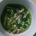 Cooksnap dari MasakCepatMudah untuk resep Tumis Horenzo (Bayam Jepang) Enoki