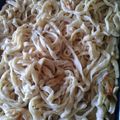 El cooksnap de Eliana Cabeza cuando hizo Fideos caseros de "Doña Petrona".