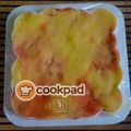 Cooksnap Aznie Khasri semasa beliau membuat Puding Kastard Jagung Lapis.