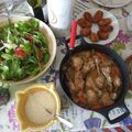 El cooksnap de Soraya (Con gusto y Salero) cuando hizo Pollo confitado con puré de calabaza.