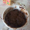 El cooksnap de Adri cuando hizo Volcán de chocolate en microondas 🍫.