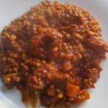 El cooksnap de Nestor cuando hizo Guiso de Lentejas.