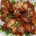 Cooksnap dari Deswita Muharni untuk resep Dakgangjeong (Korean Spicy Chicken Wings)