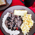 El cooksnap de Diego cuando hizo Gallo Pinto!! 100% Tico.