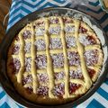 El cooksnap de Camila Cabral cuando hizo Pasta frola de membrillo y dulce leche.