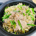 Gem's cooksnap of when they made Easy Layered steam pork with beansprouts and mushrooms.