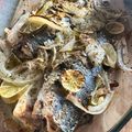 El cooksnap de Ainoa Doñas cuando hizo Jureles al horno con cebolla, albahaca y jengibre fresco.