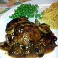 tfondots's cooksnap of when they made Salisbury steak with gravy. Knock your socks off good. Simple..