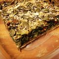 El cooksnap de Érika Bianchi cuando hizo Tarta de hojas de remolacha con brotes de alfalfa.