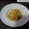 El cooksnap de Frank cuando hizo Pasta al ajillo con pimentón🍝.