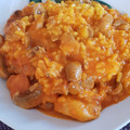El cooksnap de Rosa G. A. cuando hizo Arroz con pollo y champis al horno.